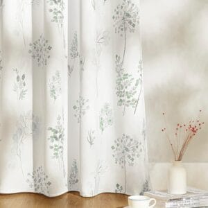 Customizable printed blackout curtain panel