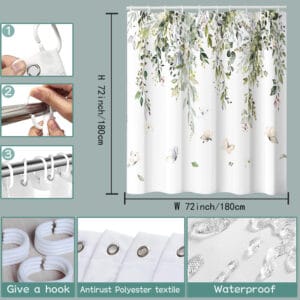 waterproof shower curtain