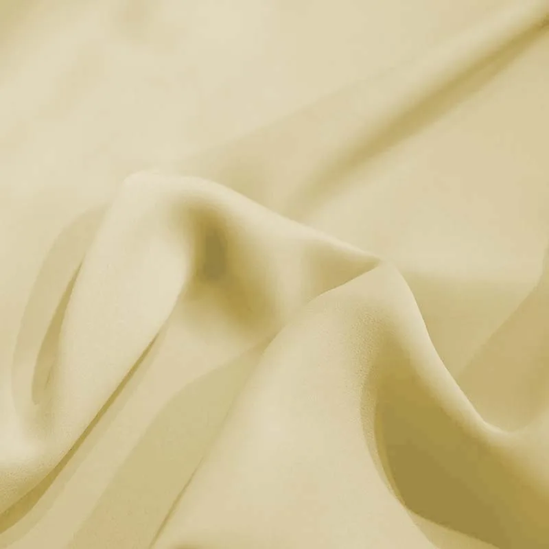 beige curtain fabric draped loosely