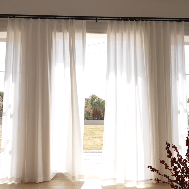 Premium sheer curtain lifestyle scene