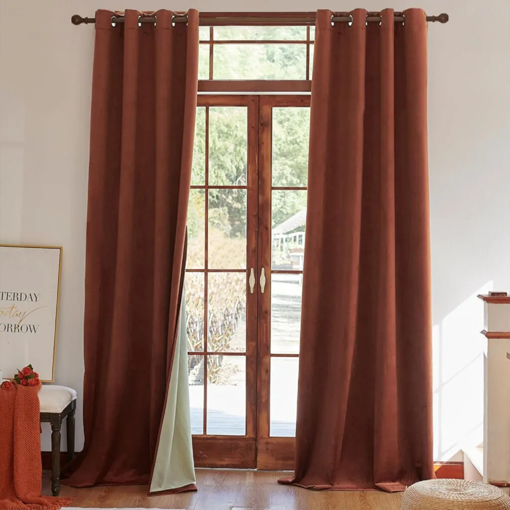 velvet curtains