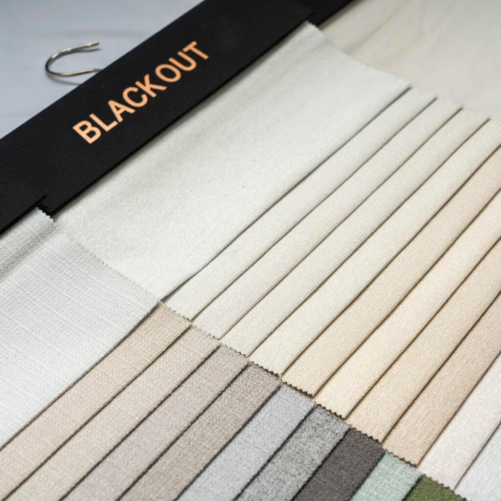 curtain fabric samples from Dairui Textile factory