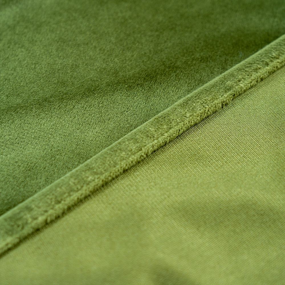 Diagram showing three drapery weight placement zones — bottom hem, corner pockets, and seam junctions