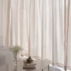 linen curtains