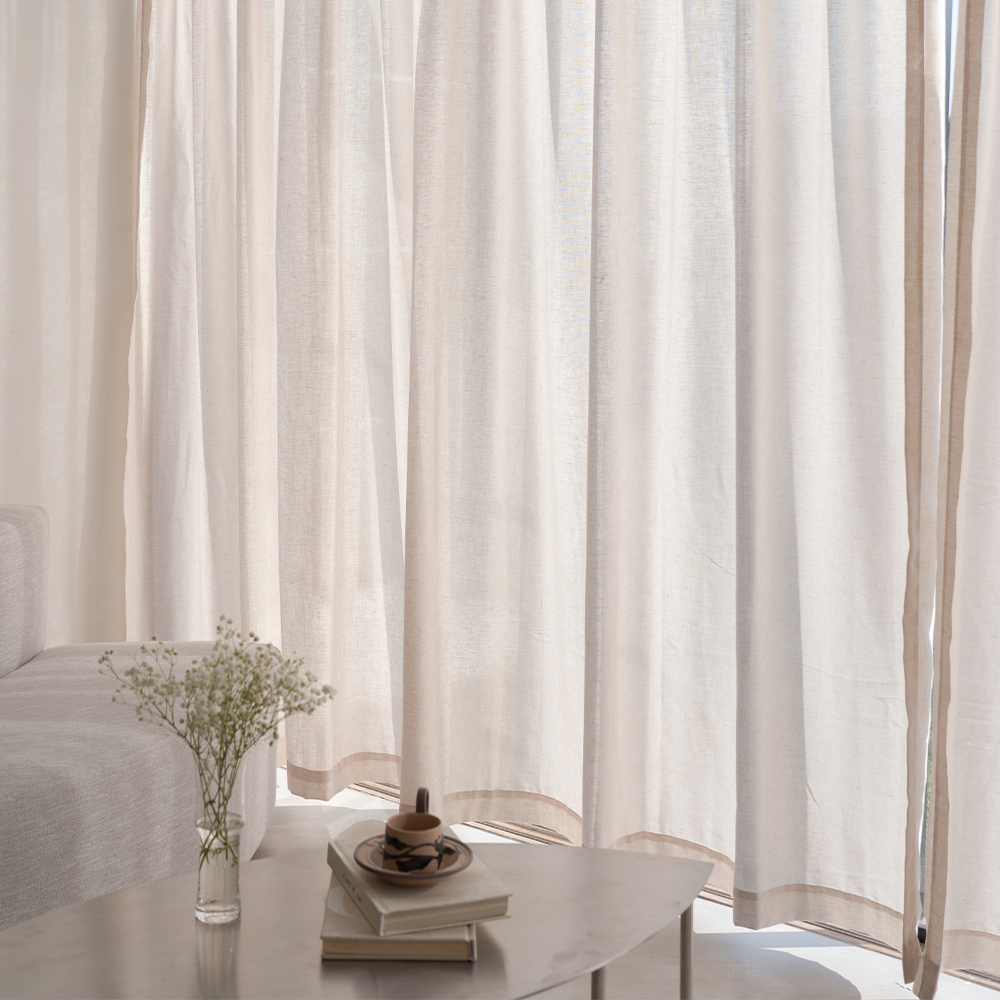 linen curtains