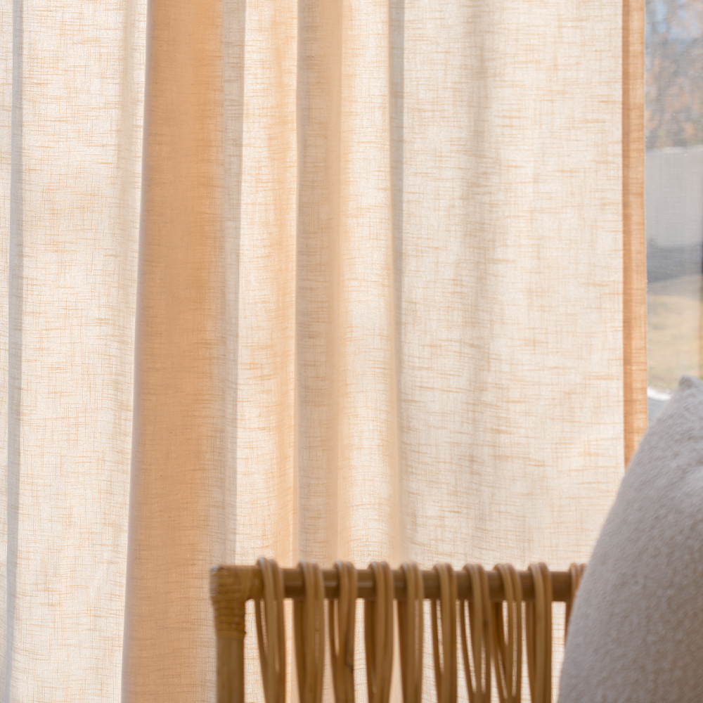 linen curtains