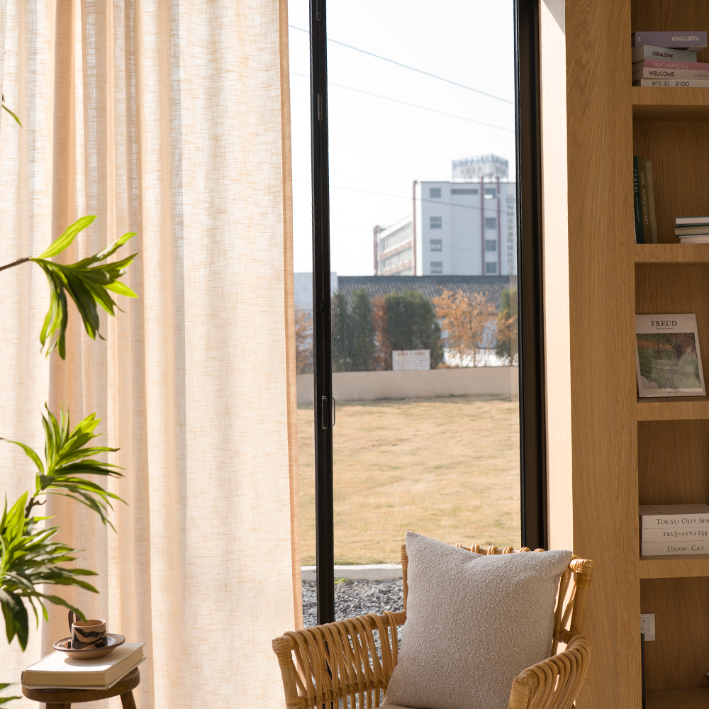 linen curtains