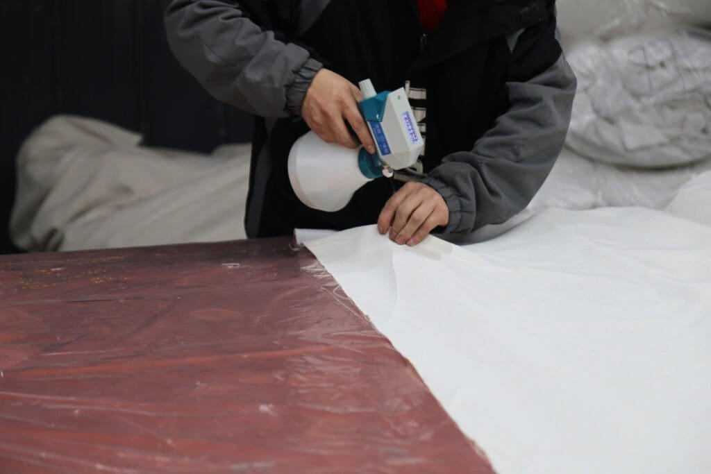 Curtain manufacturing at Dairui Shaoxing factory