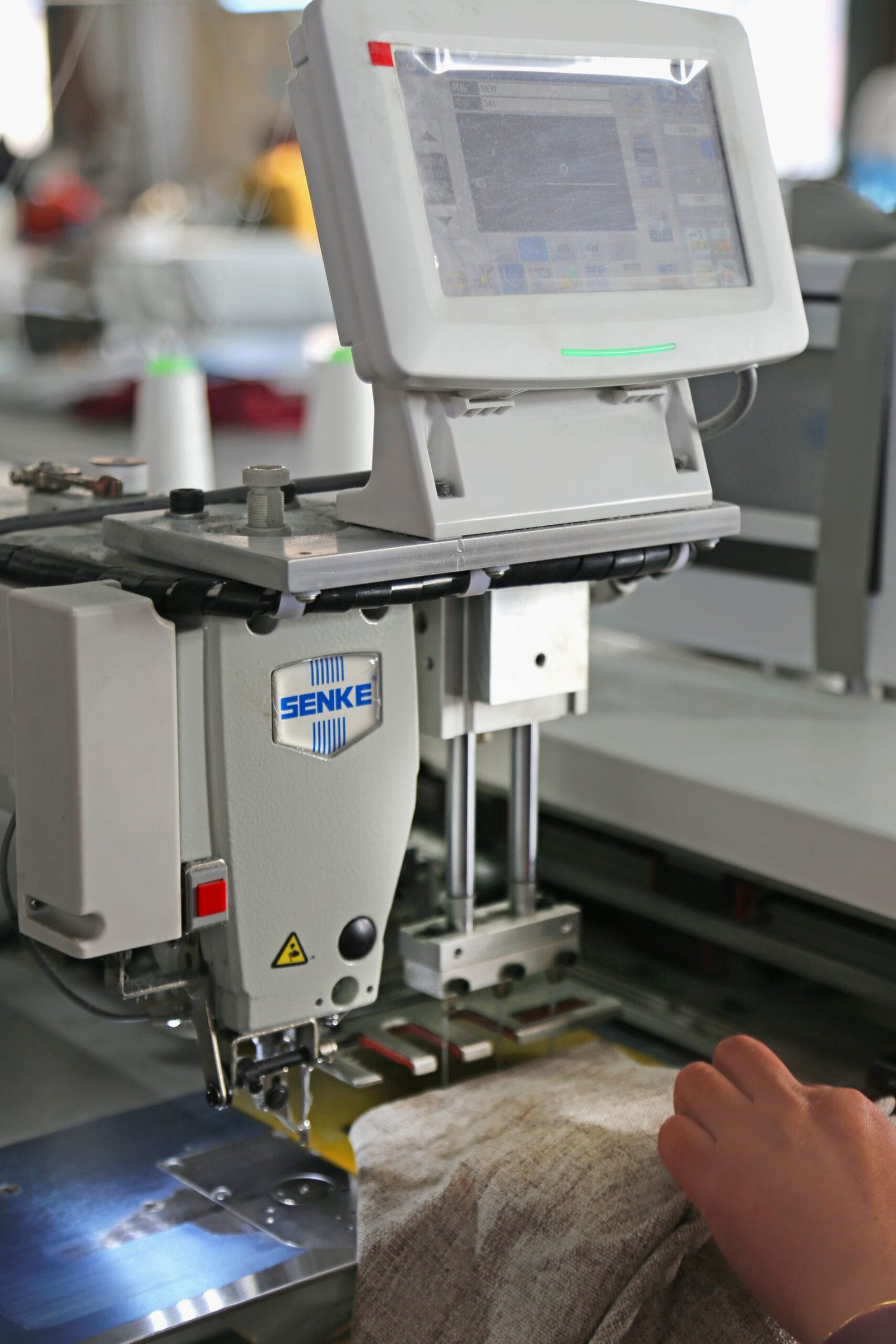 Dairui Curtain factory floor in Shaoxing China producing pre-production curtain samples