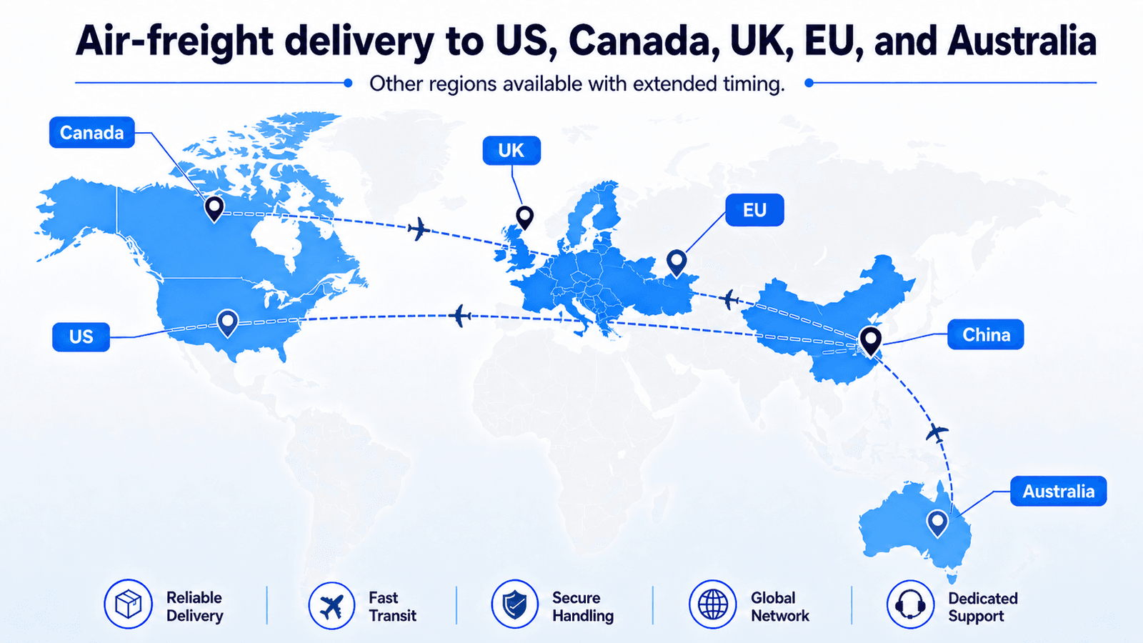 Direct-to-consumer air freight