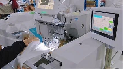Dairui Curtain factory floor in Shaoxing China, 10,000㎡ manufacturing facility