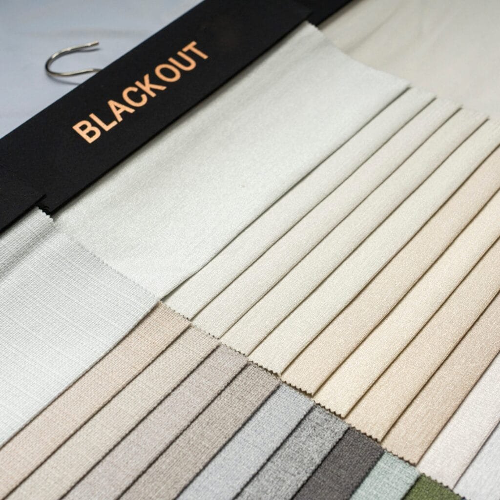 Dairui curtain fabric swatch and sample set for buyer review