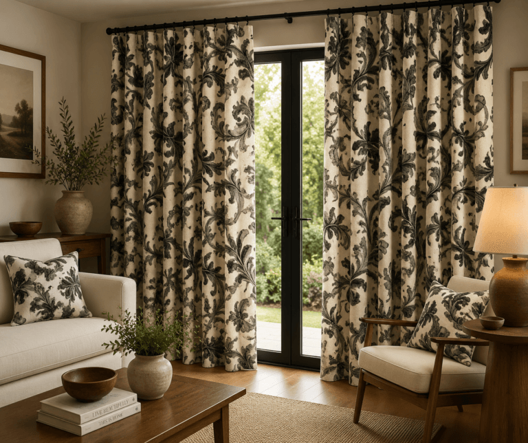 MT2238B-1 jacquard curtain fabric scene