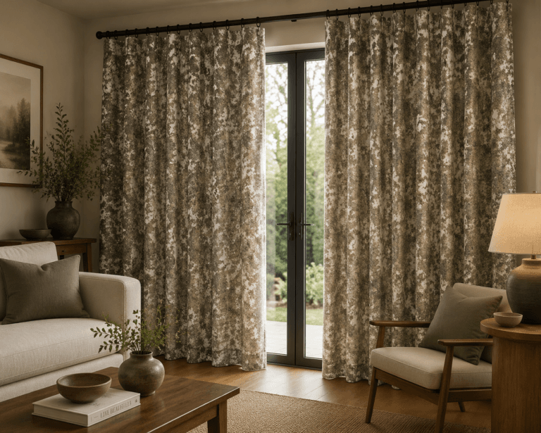 MT2238C-2 jacquard curtain fabric scene