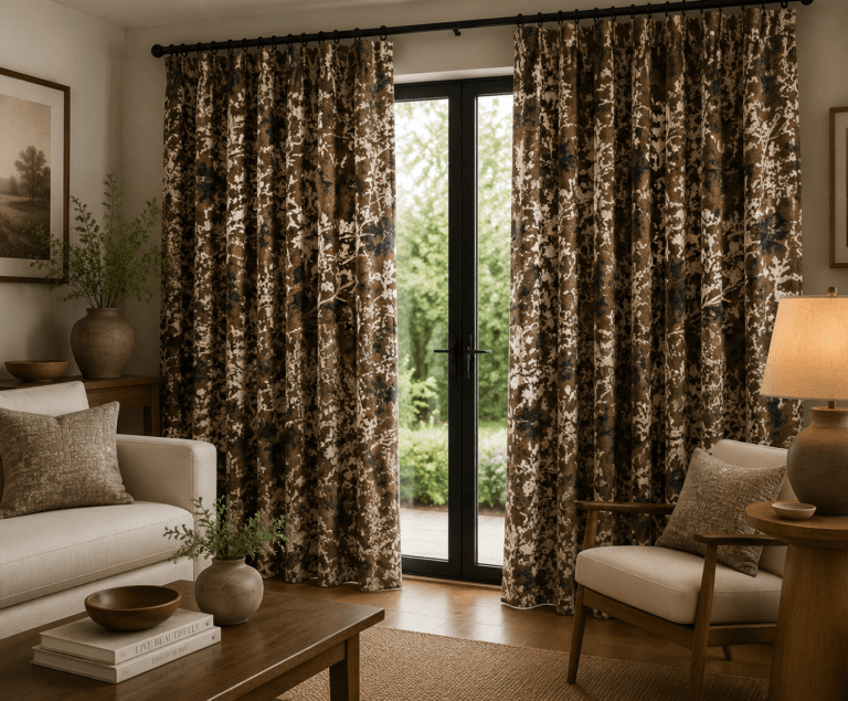 MT2238C-3 jacquard curtain fabric scene