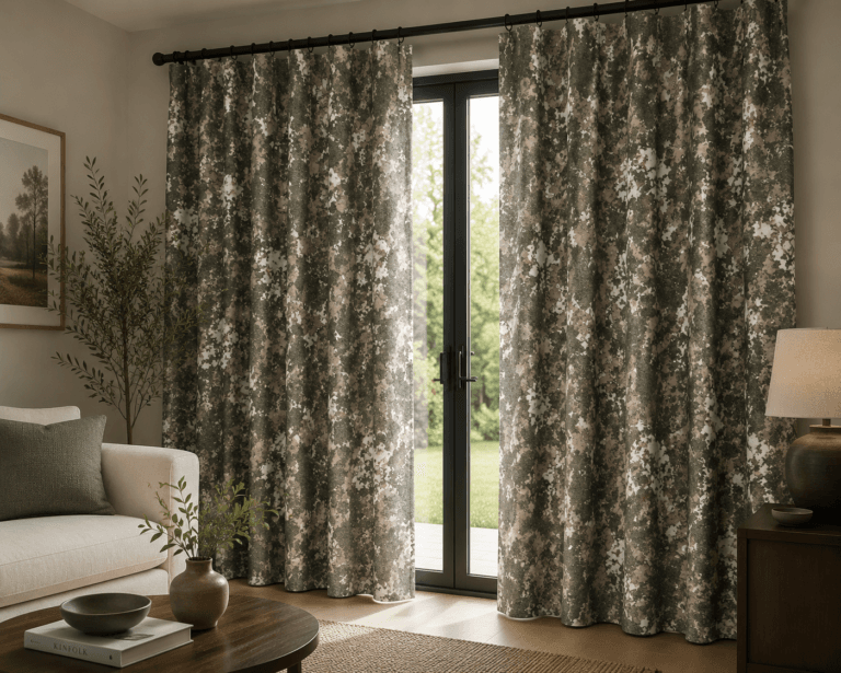MT2238C-4 jacquard curtain fabric scene