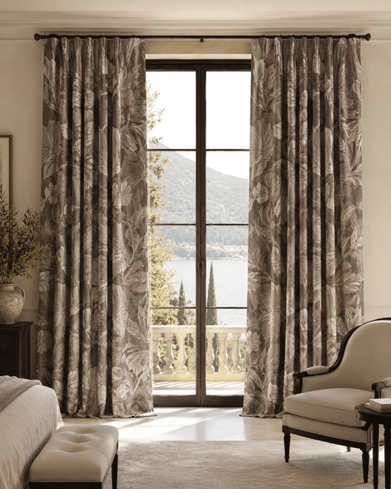 MT2238D-3 jacquard curtain fabric scene