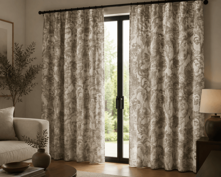 MT2239B-3 jacquard curtain fabric scene