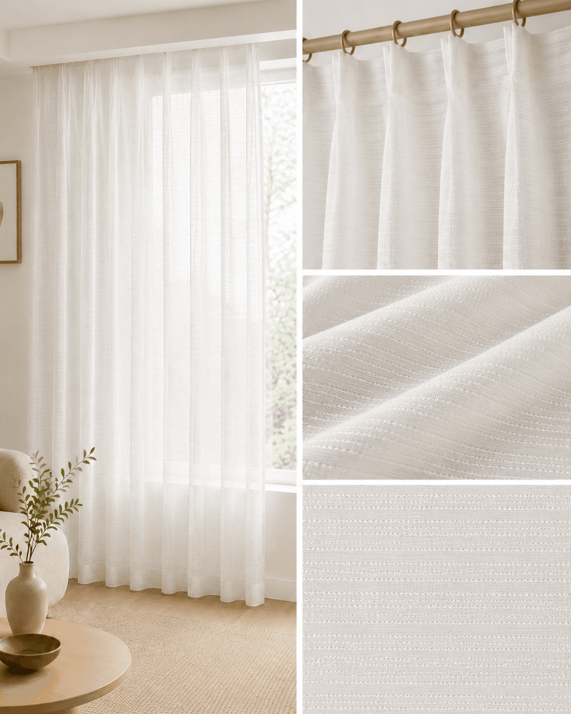 TL009-5 sheer curtain fabric 150 GSM, design 5